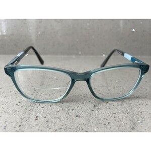 JONES NEW YORK J236 TEAL Eyeglasses Frames ONLY rectangle full rim 48-15-135